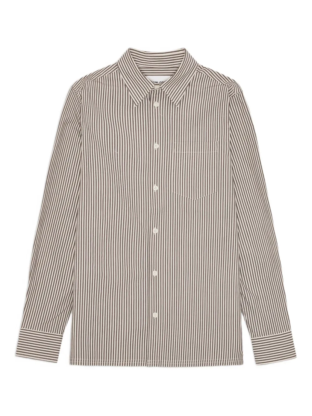 Полосатая рубашка с длинными рукавами Nn07, коричневый
Полосатая рубашка с длинными рукавами Nn07, коричневый