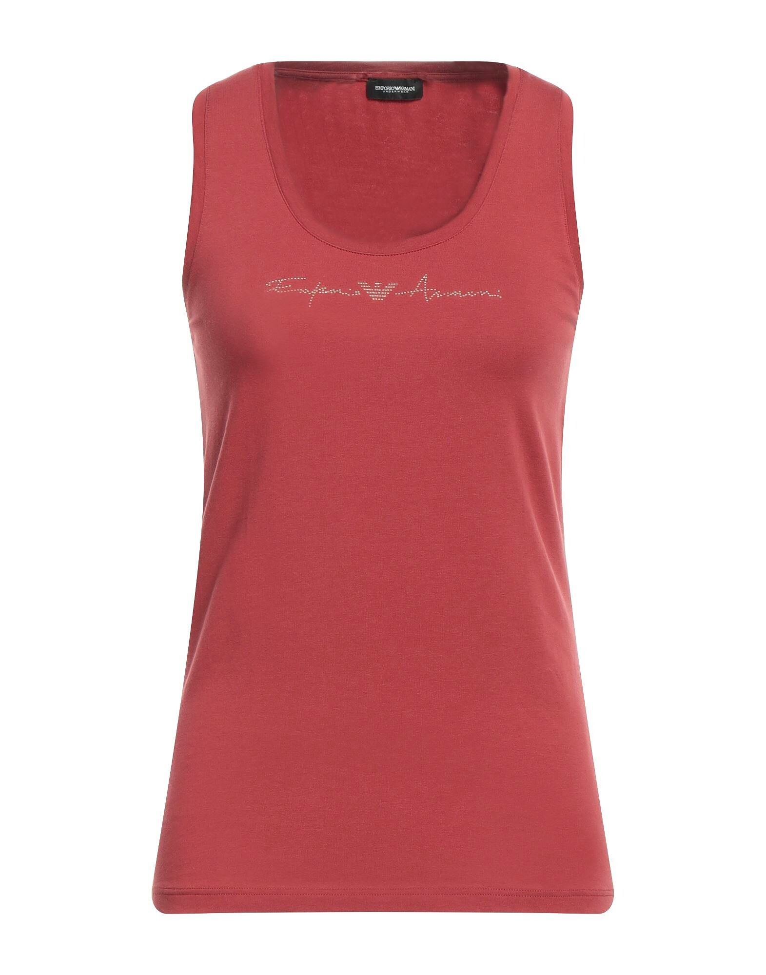 Майка Tank Basic Cotton Giorgio Armani, кирпичный
Майка Tank Basic Cotton Giorgio Armani, кирпичный