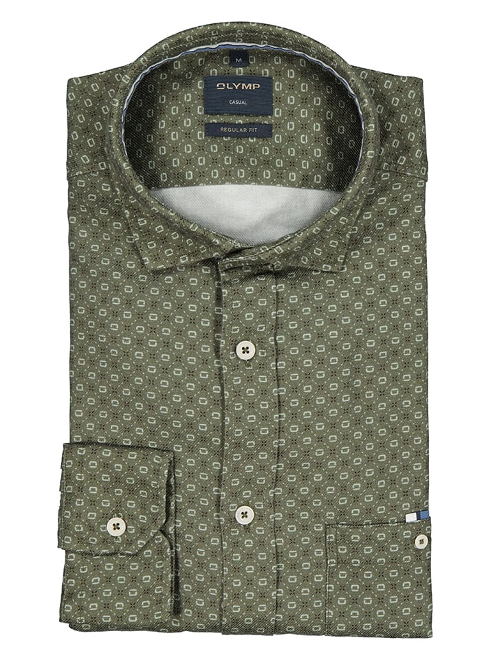 Рубашка OLYMP, оливковый
Рубашка OLYMP, оливковый