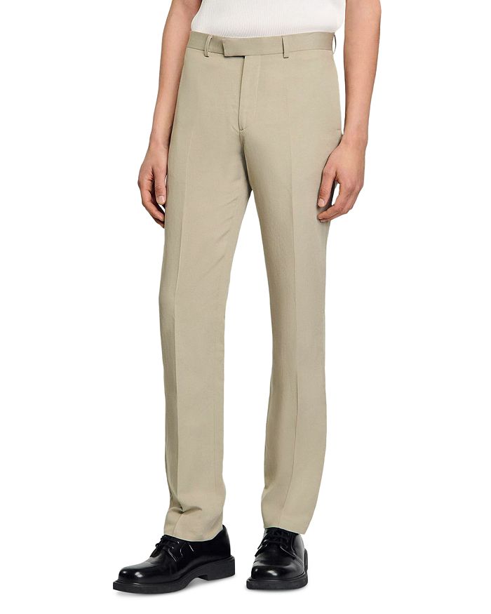 Классические брюки для костюма Sandro, коричневый/бежевый
Классические брюки для костюма Sandro, коричневый/бежевый