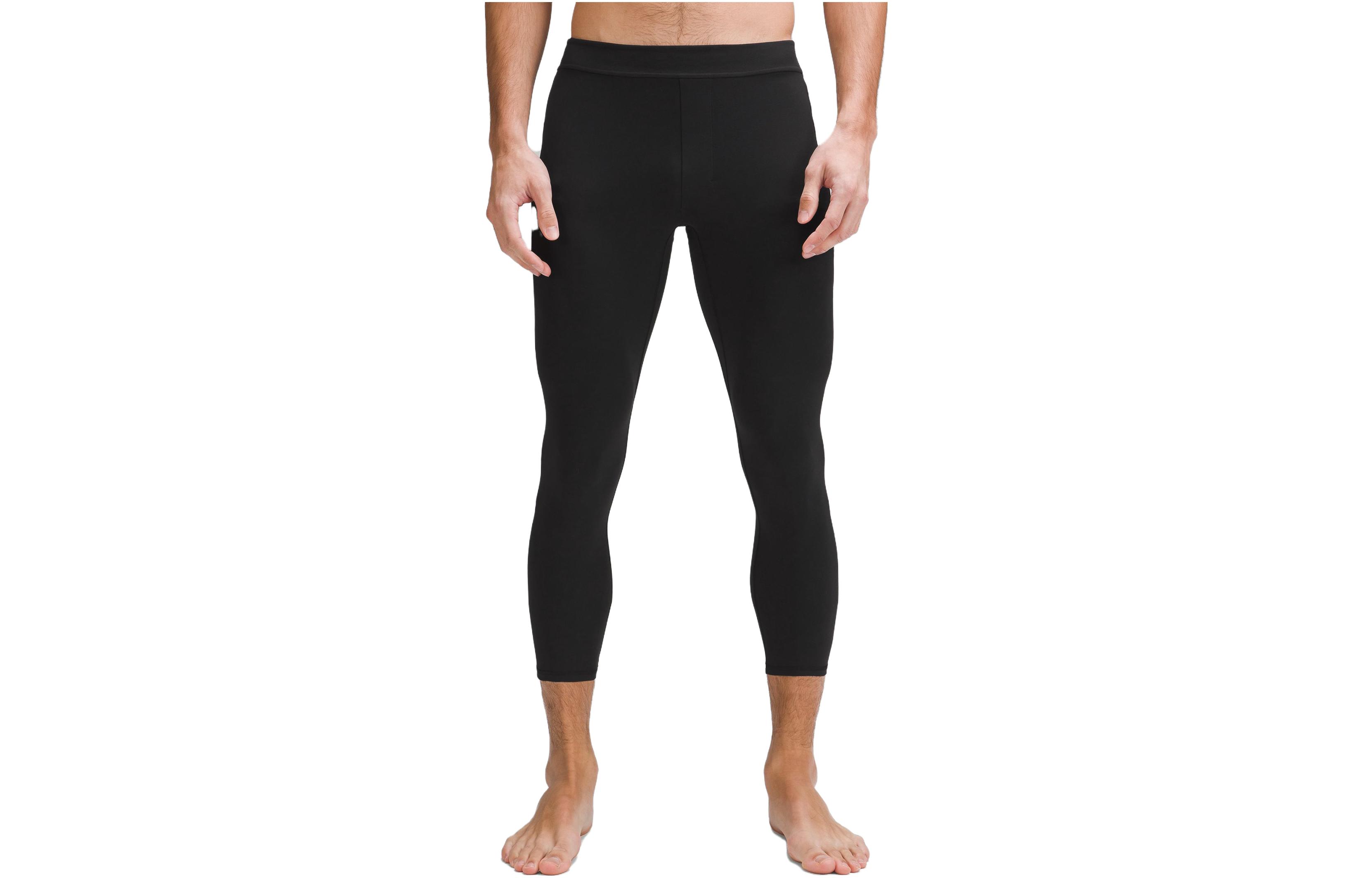 Вязаные спортивные штаны мужские черные Lululemon 
Вязаные спортивные штаны мужские черные Lululemon