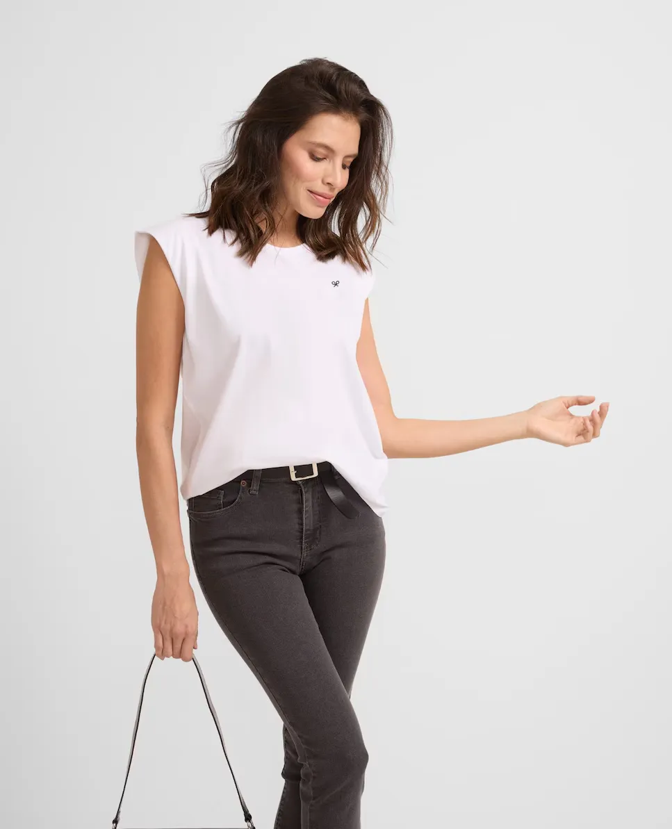 Женская футболка без рукавов от солнца Silbon, белый
Женская футболка без рукавов от солнца Silbon, белый