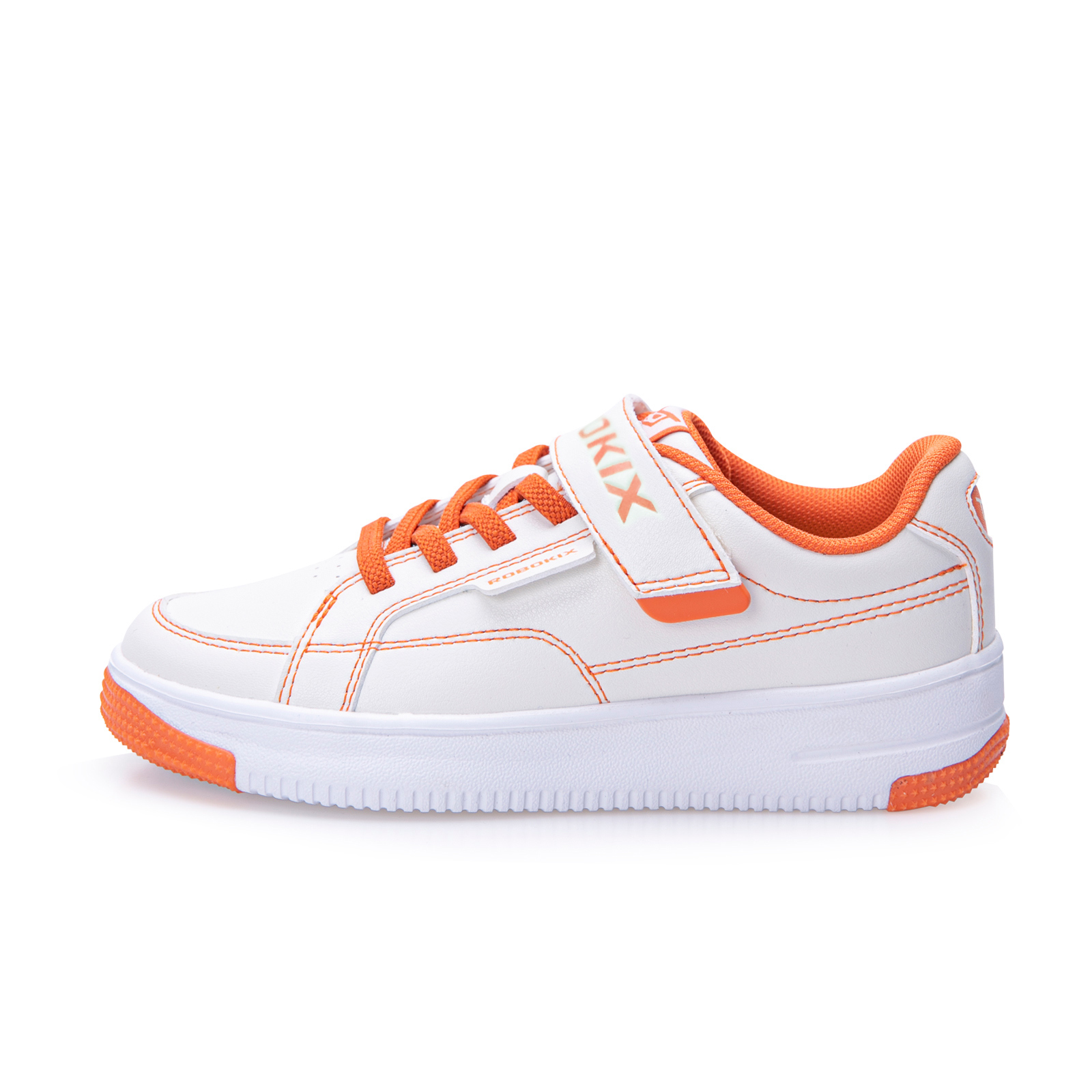 Детские скейтерские кроссовки Kids ROBOKIX, белый/серый 
Детские скейтерские кроссовки Kids ROBOKIX, белый/серый