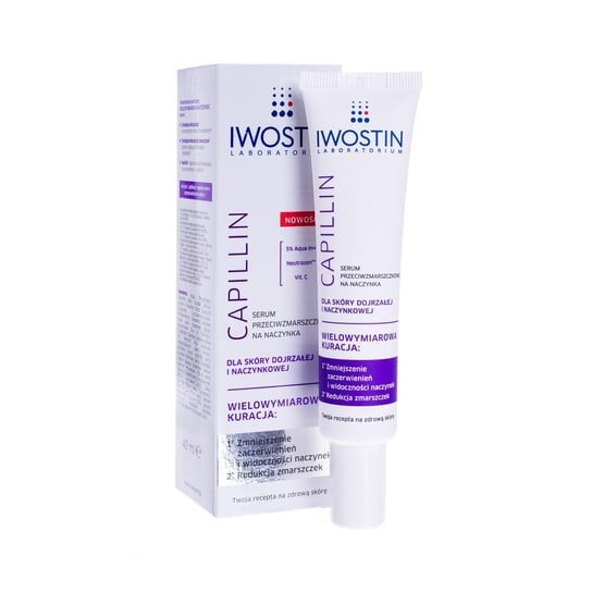 Сыворотка против морщин для капилляров, 40 мл Iwostin, Capillin
Сыворотка против морщин для капилляров, 40 мл Iwostin, Capillin