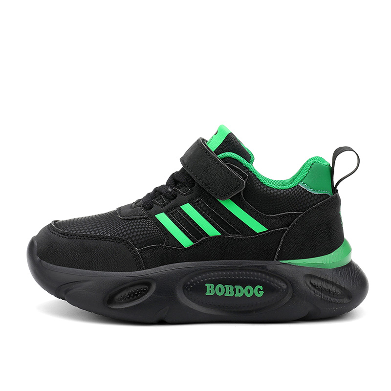Нескользящие, легкие, амортизирующие, низкие детские кроссовки для бега BOBDOG, черный/зеленый
Нескользящие, легкие, амортизирующие, низкие детские кроссовки для бега BOBDOG, черный/зеленый