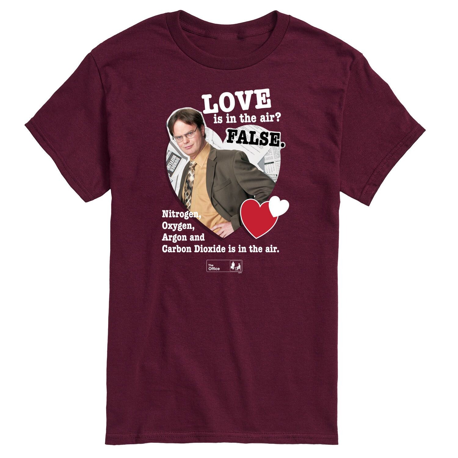 Мужская футболка The Office Love Is In The Air Licensed Character 
Мужская футболка The Office Love Is In The Air Licensed Character