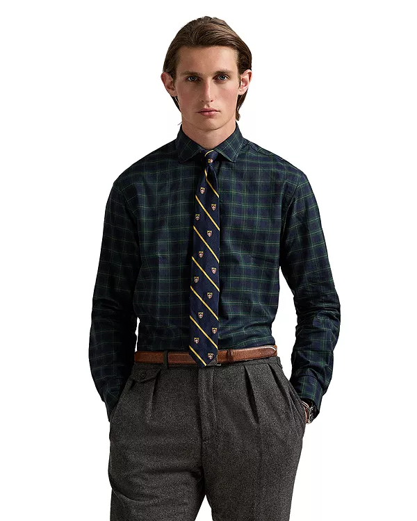Классическая клетчатая рубашка из саржи Polo Ralph Lauren, мультиколор
Классическая клетчатая рубашка из саржи Polo Ralph Lauren, мультиколор