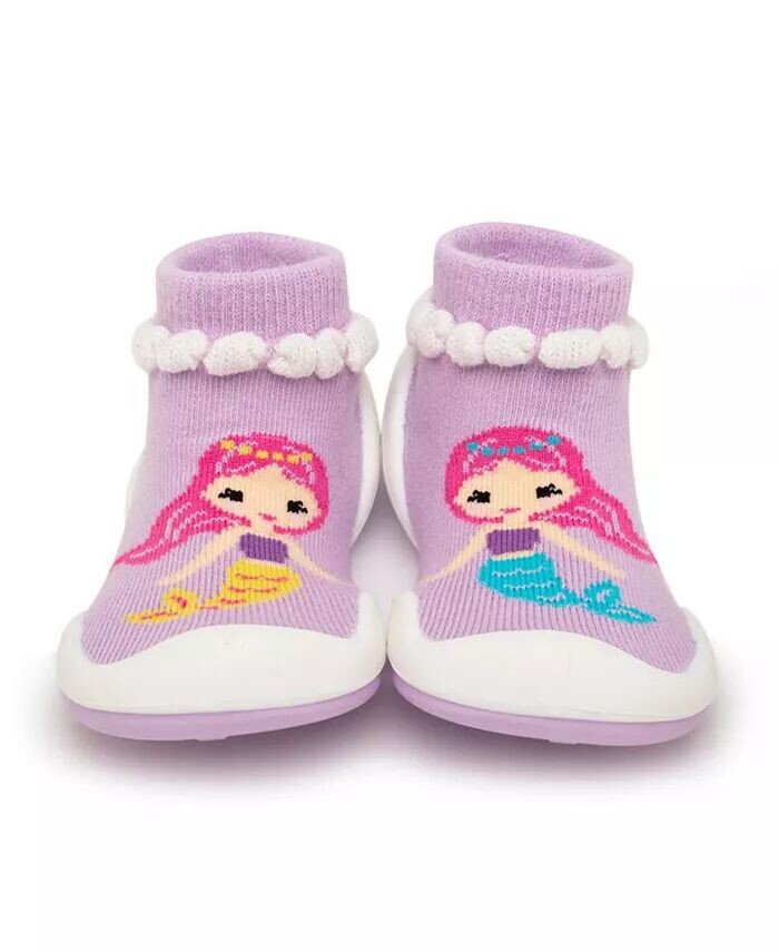 Туфли-носки для первой прогулки для маленьких девочек, сестры-русалки Komuello, фиолетовый
Туфли-носки для первой прогулки для маленьких девочек, сестры-русалки Komuello, фиолетовый
