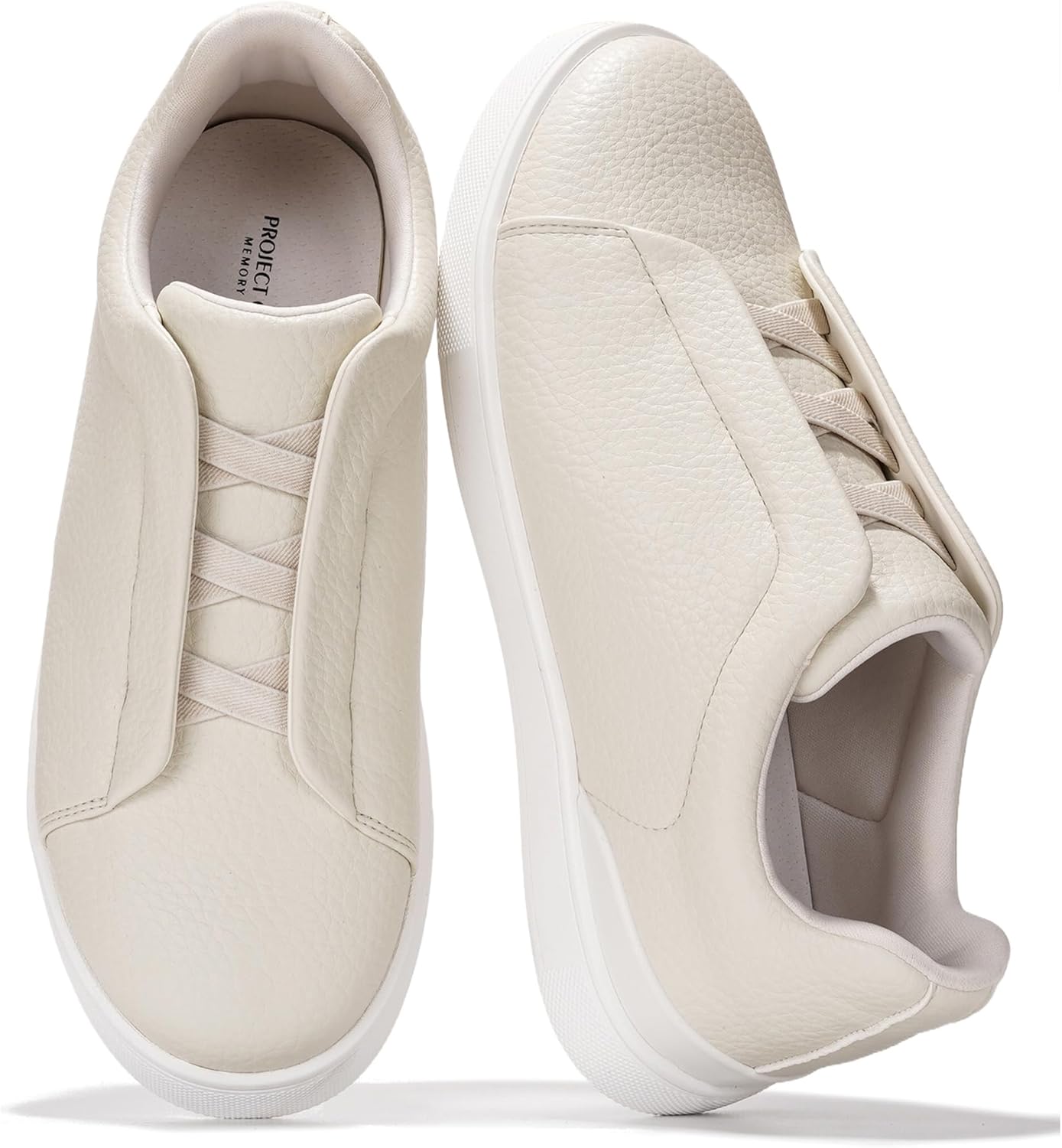 Мужские кроссовки Project Cloud с стелькой из настоящей кожи и памяти формы - легкие и противоскользящие кроссовки для мужчин, повседневные кроссовки без шнурков (Hudson), Offwhite
Мужские кроссовки Project Cloud с стелькой из настоящей кожи и памяти формы - легкие и противоскользящие кроссовки для мужчин, повседневные кроссовки без шнурков (Hudson), Offwhite