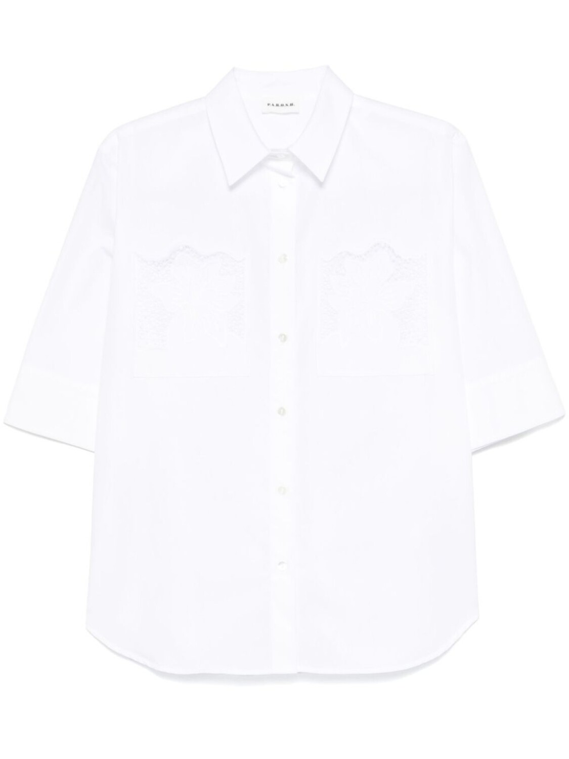 Рубашка PAROSH с цветочной вышивкой P.A.R.O.S.H., белый
Рубашка PAROSH с цветочной вышивкой P.A.R.O.S.H., белый