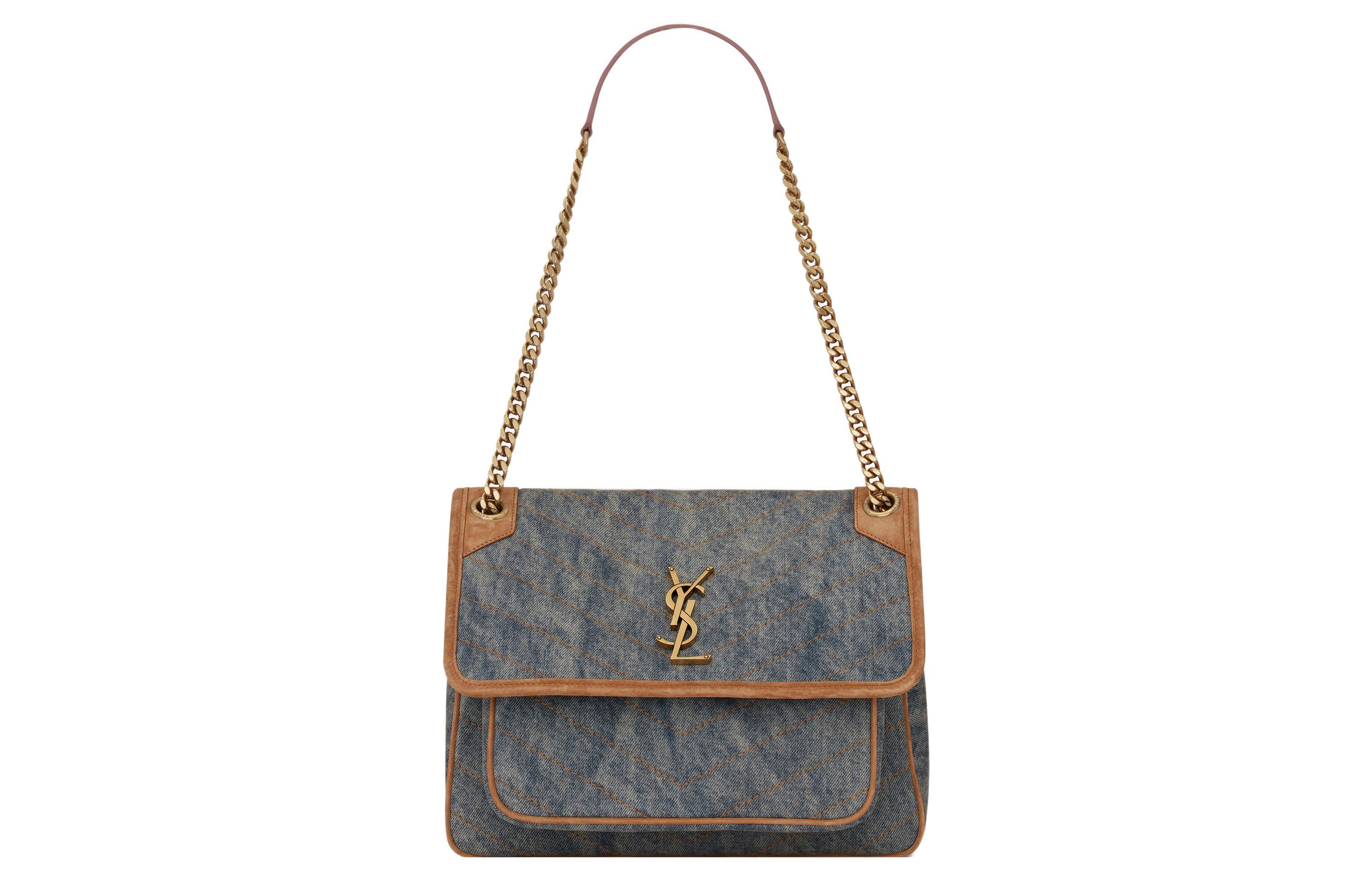 SAINT LAURENT Ники джинсовый пэчворк кожаная сумка хобо с цепочкой через плечо на пояс женская в синих джинсах
SAINT LAURENT Ники джинсовый пэчворк кожаная сумка хобо с цепочкой через плечо на пояс женская в синих джинсах