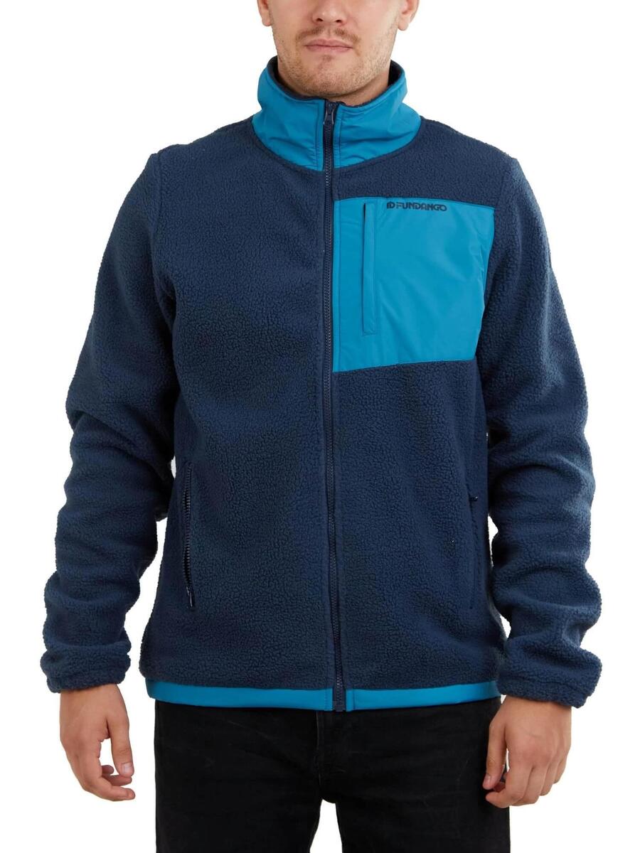 FUNDANGO Мужская флисовая куртка Haven Hybrid Jacket - синяя
FUNDANGO Мужская флисовая куртка Haven Hybrid Jacket - синяя