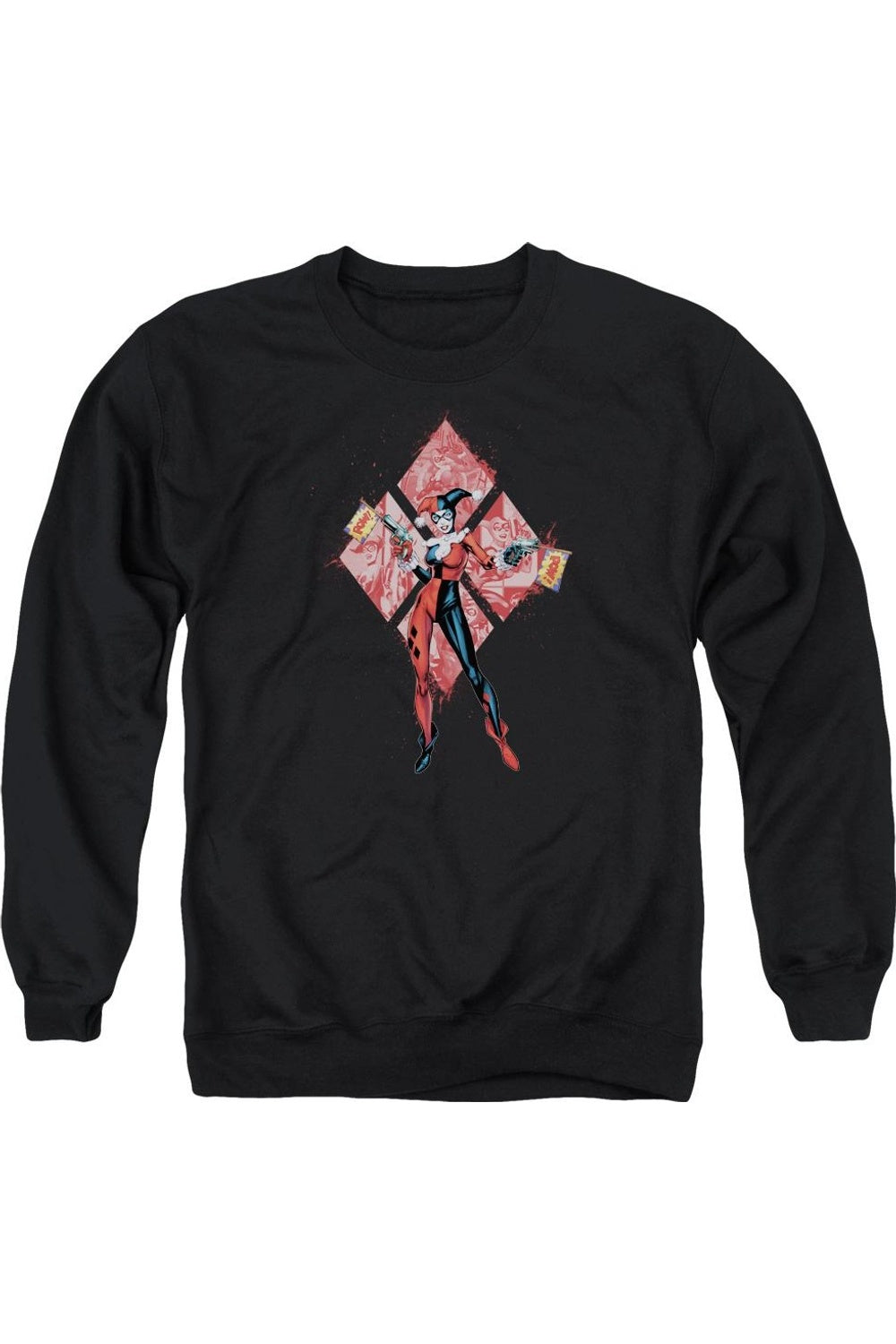 Толстовка Batman Harley Quinn (Diamonds) для взрослых с круглым вырезом Gildan, черный
Толстовка Batman Harley Quinn (Diamonds) для взрослых с круглым вырезом Gildan, черный