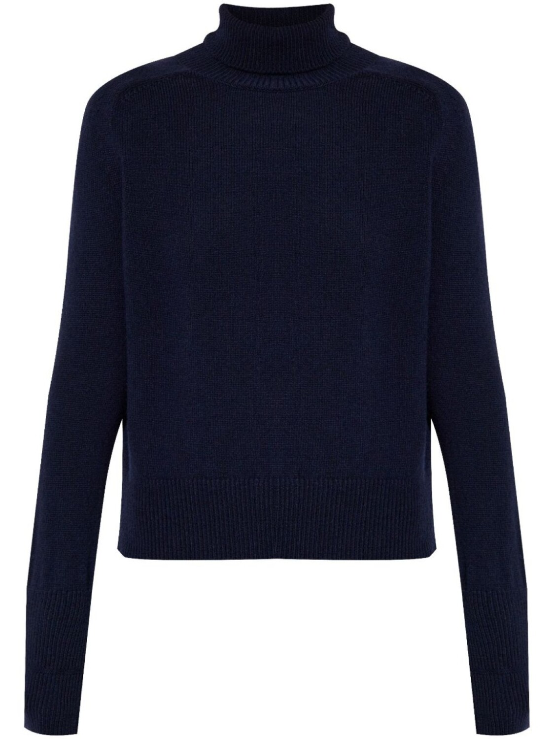 Victoria Beckham шерстяной джемпер с высоким воротником, синий 
Victoria Beckham шерстяной джемпер с высоким воротником, синий