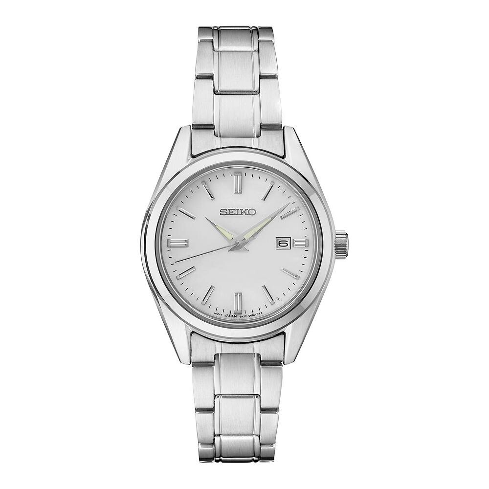 Женские часы Seiko Essentials из нержавеющей стали — SUR633, цвет Silver Tone
Женские часы Seiko Essentials из нержавеющей стали — SUR633, цвет Silver Tone