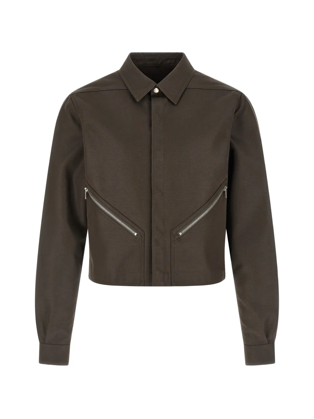 Укороченный рубашечный жакет Tour Alice Rick Owens, коричневый
Укороченный рубашечный жакет Tour Alice Rick Owens, коричневый
