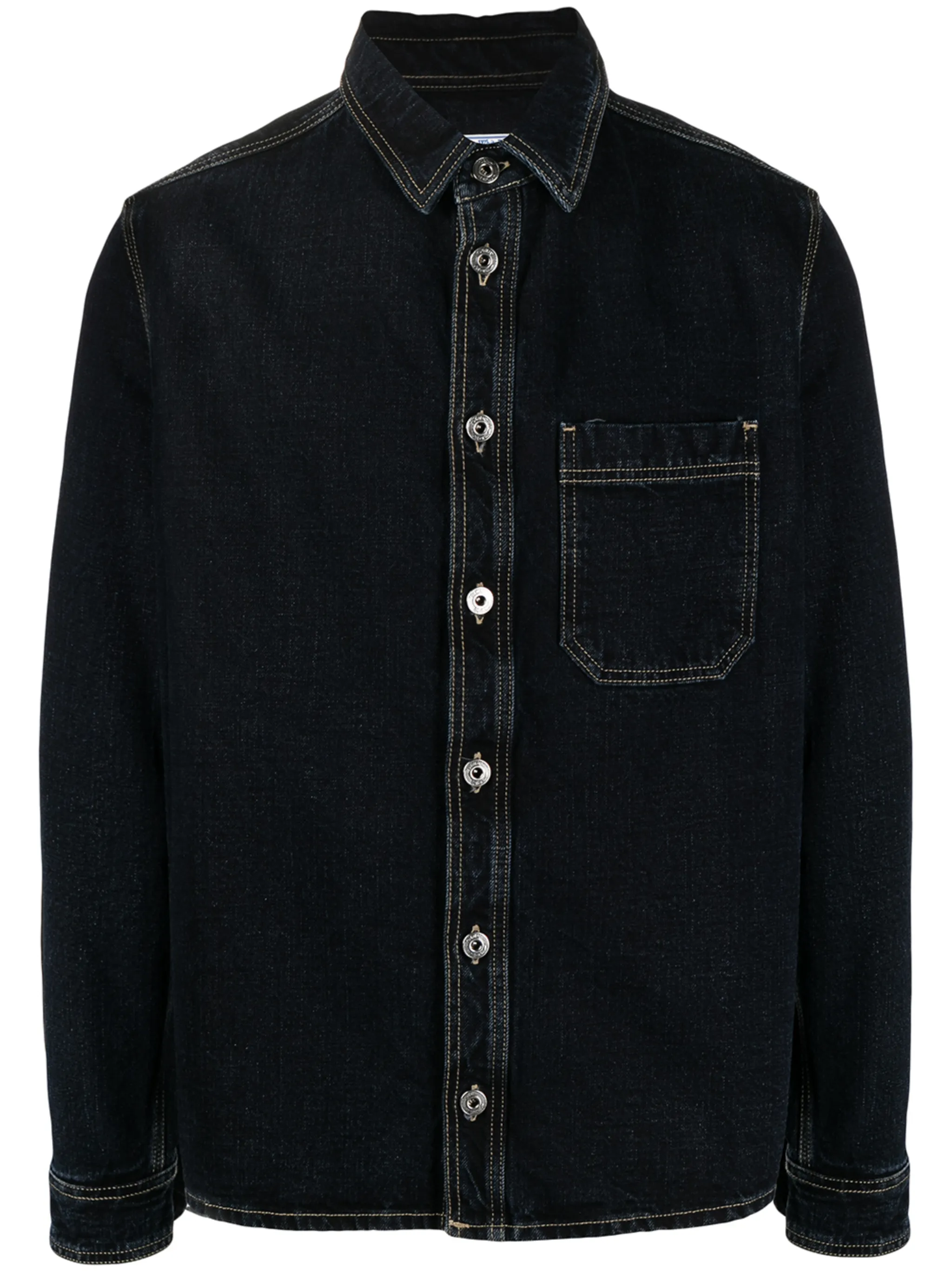 Джинсовая рубашка с длинными рукавами Off-White, синий
Джинсовая рубашка с длинными рукавами Off-White, синий