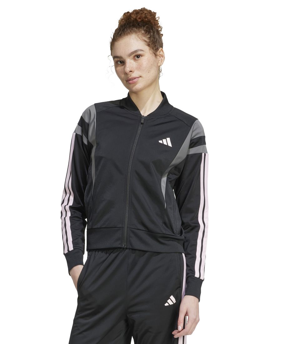 Женская спортивная куртка на молнии, размер 3S Adidas, Black/grey Four
Женская спортивная куртка на молнии, размер 3S Adidas, Black/grey Four
