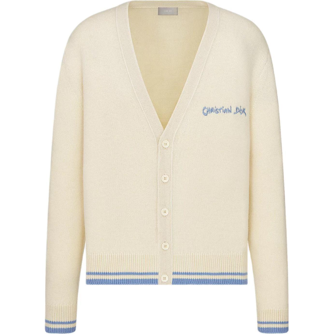 Кардиган с вышитым логотипом и застежкой на пуговицы DIOR, бежевый
Кардиган с вышитым логотипом и застежкой на пуговицы DIOR, бежевый