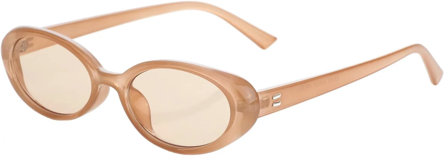 Ретро овальные солнцезащитные очки для женщин и мужчин в стиле 90-х, винтажные, маленькие, с защитой от УФ-излучения UV400 Teumire, A06 Transparent Light Brown/ Brown
Ретро овальные солнцезащитные очки для женщин и мужчин в стиле 90-х, винтажные, маленькие, с защитой от УФ-излучения UV400 Teumire, A06 Transparent Light Brown/ Brown