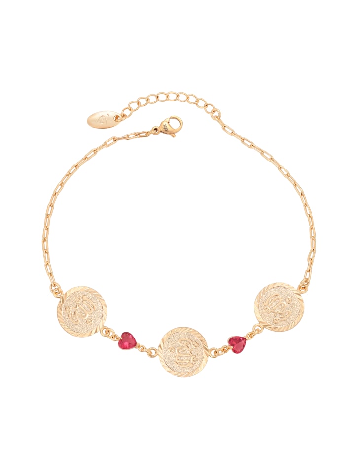 Faina Женский браслет-цепочка с подвесками, розовое золото
Faina Женский браслет-цепочка с подвесками, розовое золото