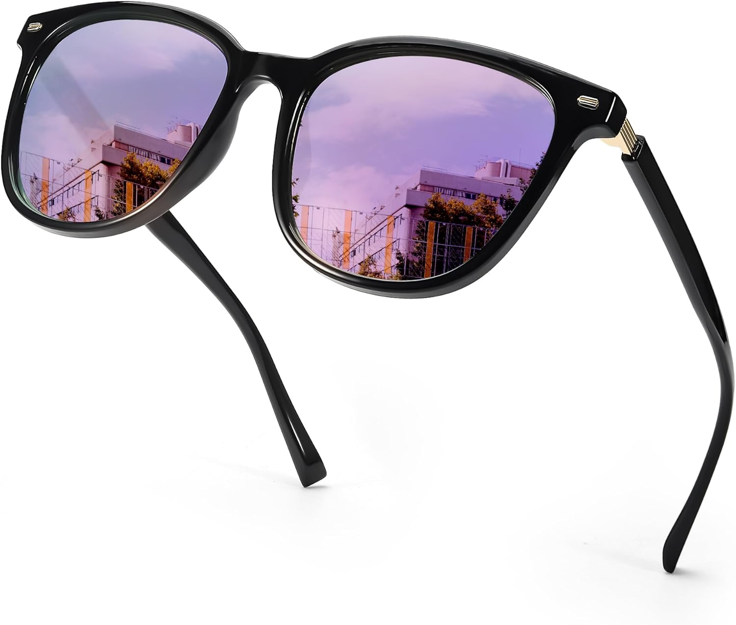 Солнцезащитные очки SIPHEW женские с зеркальными линзами и поляризацией - большие солнцезащитные очки "кошачий глаз" с защитой от УФ-излучения для женщин, A04-black Frame Purple Mirror Lens
Солнцезащитные очки SIPHEW женские с зеркальными линзами и поляризацией - большие солнцезащитные очки "кошачий глаз" с защитой от УФ-излучения для женщин, A04-black Frame Purple Mirror Lens