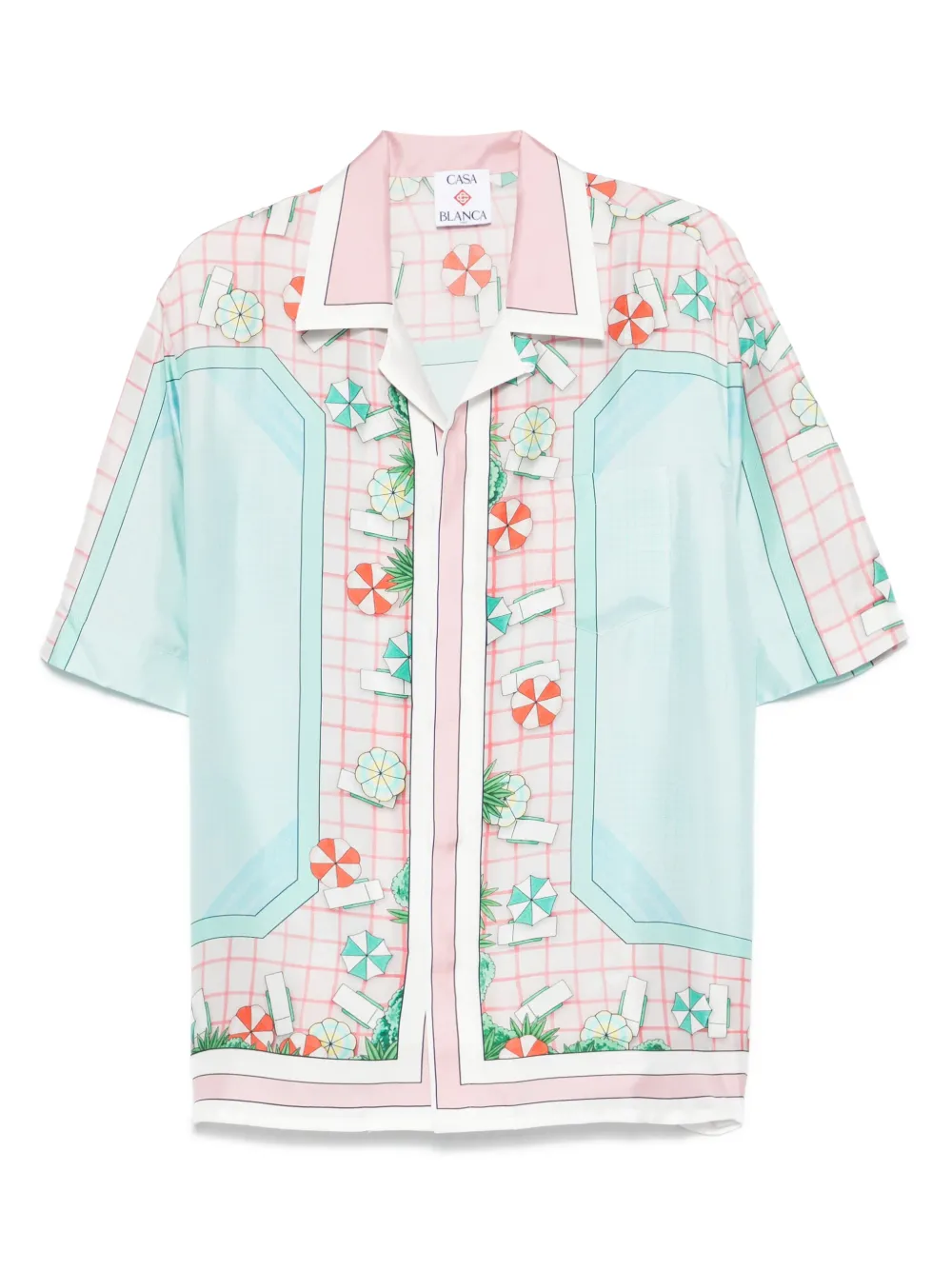 Шелковая рубашка CASABLANCA, розовый 
Шелковая рубашка CASABLANCA, розовый