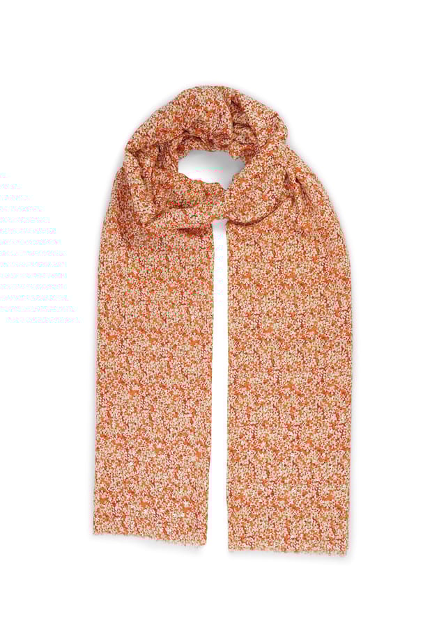 Шарф Pepper с цветочным принтом по всей поверхности и металлическим эффектом Harpa, оранжевый
Шарф Pepper с цветочным принтом по всей поверхности и металлическим эффектом Harpa, оранжевый