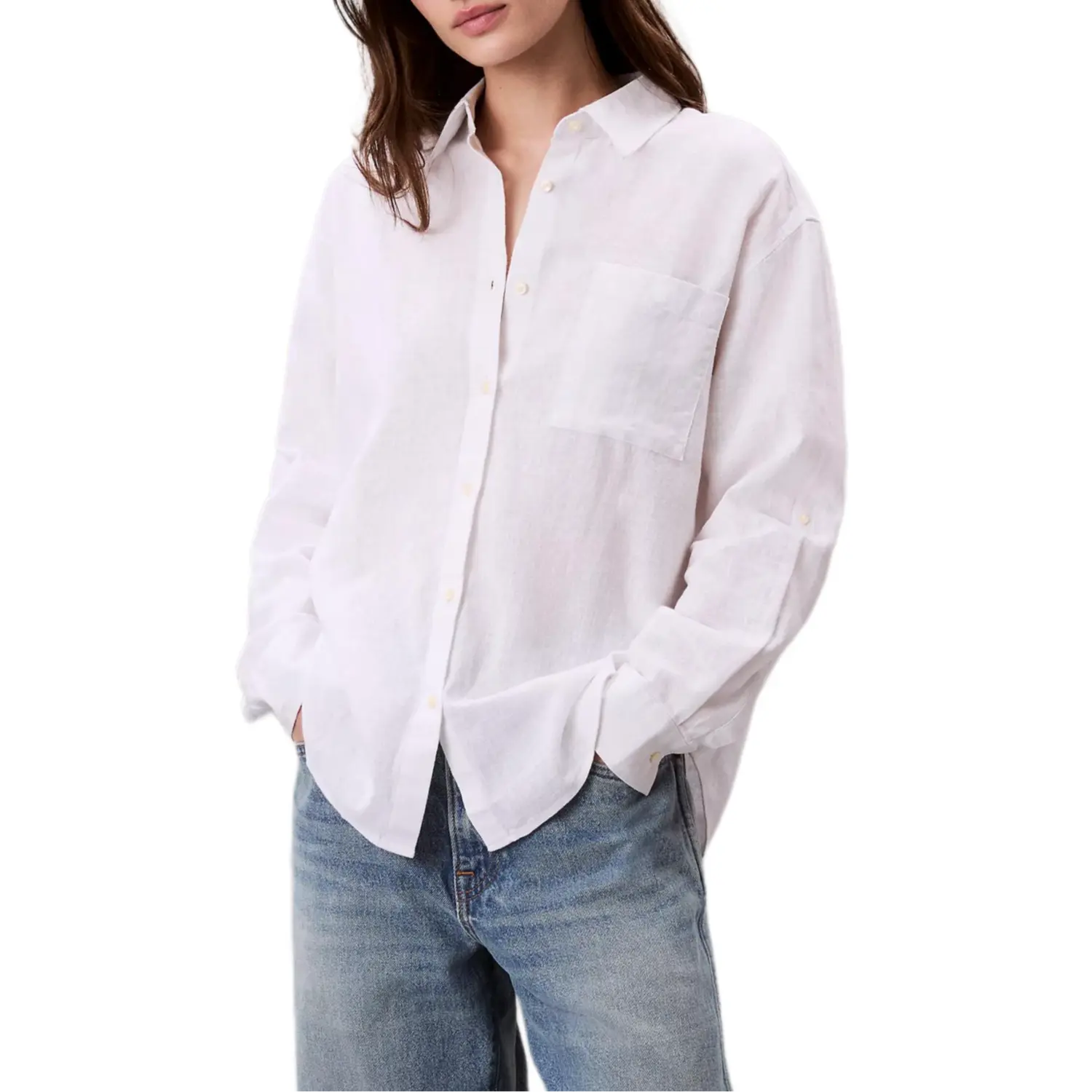 Calvin Klein Женская рубашка ярко-белая
Calvin Klein Женская рубашка ярко-белая