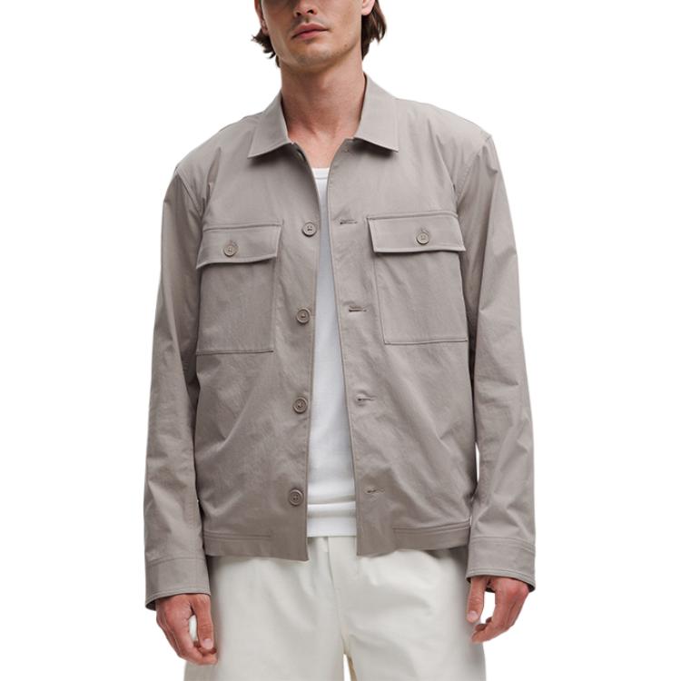 Мужская рубашка Lululemon, серый
Мужская рубашка Lululemon, серый