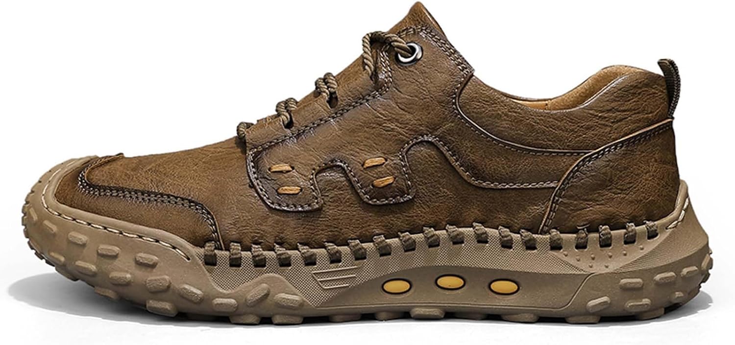 Мужские кожаные повседневные походные туфли, модные удобные нескользящие низкие кеды для мужчин, мягкие легкие деловые мокасины для вождения и прогулок Generic, коричневый
Мужские кожаные повседневные походные туфли, модные удобные нескользящие низкие кеды для мужчин, мягкие легкие деловые мокасины для вождения и прогулок Generic, коричневый