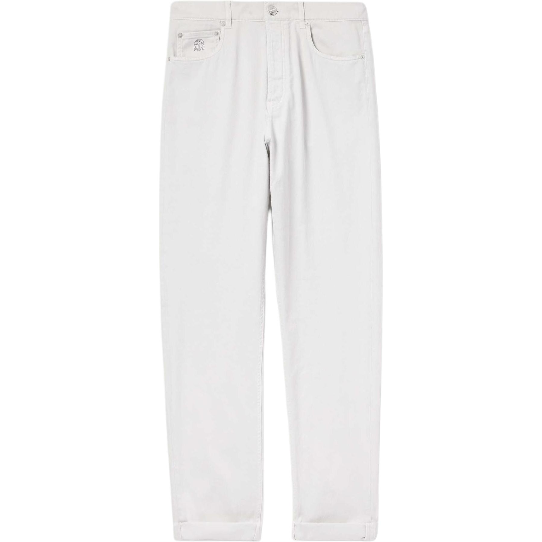 Straight Leg Jeans Brunello Cucinelli, белый
Straight Leg Jeans Brunello Cucinelli, белый