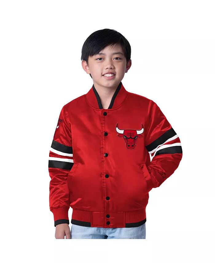 Куртка на кнопках Red Chicago Bulls Scout Varsity для больших мальчиков и девочек Starter
Куртка на кнопках Red Chicago Bulls Scout Varsity для больших мальчиков и девочек Starter