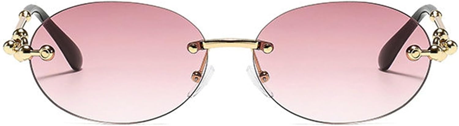 Солнцезащитные очки Willochra без оправы, милые, ретро, модные, овальной формы, для женщин и мужчин, в стиле 80-х и 90-х, маленькие, симпатичные, в круглой металлической оправе, C6
Солнцезащитные очки Willochra без оправы, милые, ретро, модные, овальной формы, для женщин и мужчин, в стиле 80-х и 90-х, маленькие, симпатичные, в круглой металлической оправе, C6