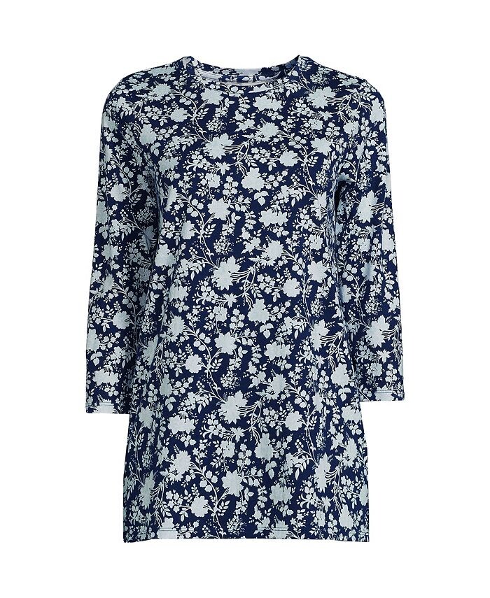 Хлопковая туника с круглым вырезом Supima с рукавами 3/4 для миниатюрного роста Lands' End, синий, Серый, Хлопковая туника с круглым вырезом Supima с рукавами 3/4 для миниатюрного роста Lands' End, синий
Хлопковая туника с круглым вырезом Supima с рукавами 3/4 для миниатюрного роста Lands' End, синий, Серый, Хлопковая туника с круглым вырезом Supima с рукавами 3/4 для миниатюрного роста Lands' End, синий