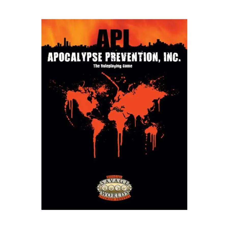 Apocalypse Prevention, Inc. (1st Edition) (Savage Worlds), Apocalypse Prevention, мягкая обложка
Apocalypse Prevention, Inc. (1st Edition) (Savage Worlds), Apocalypse Prevention, мягкая обложка