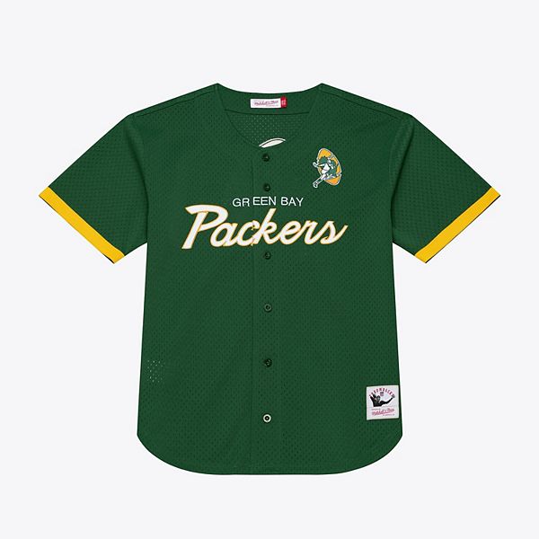 Мужская футболка Green Bay Packers Green Head Coach с сетчатыми вставками Mitchell & Ness
Мужская футболка Green Bay Packers Green Head Coach с сетчатыми вставками Mitchell & Ness