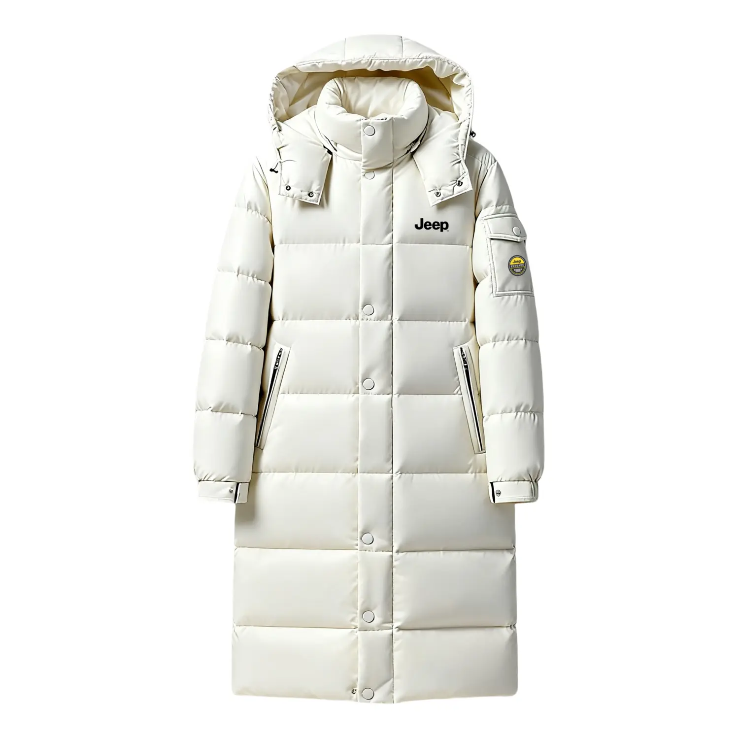 Пуховик Unisex Hooded Thickened Jeep, белый
Пуховик Unisex Hooded Thickened Jeep, белый