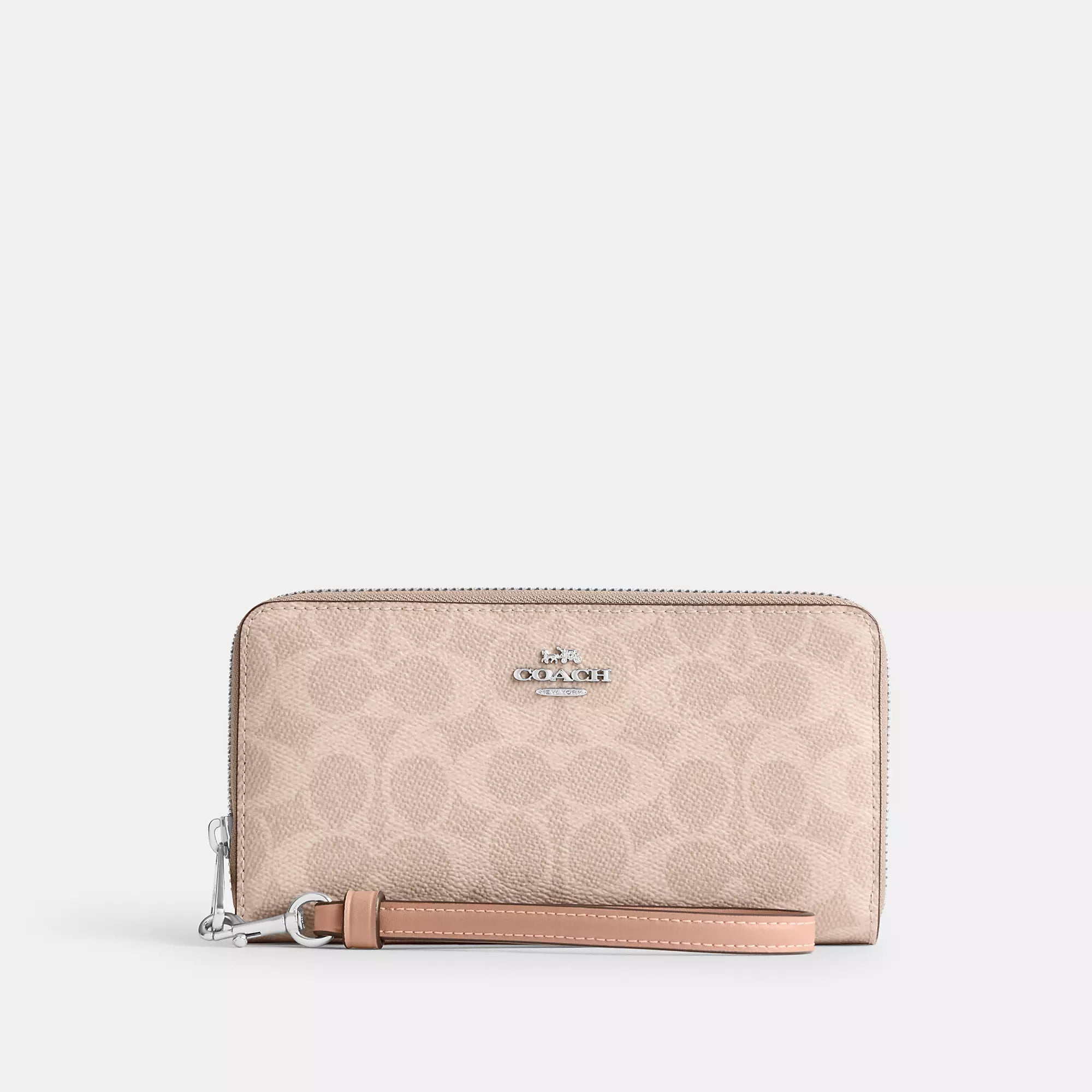 Длинный кошелек Coach Outlet на молнии из фирменной ткани, серебряный/песочный/серо-коричневый
Длинный кошелек Coach Outlet на молнии из фирменной ткани, серебряный/песочный/серо-коричневый