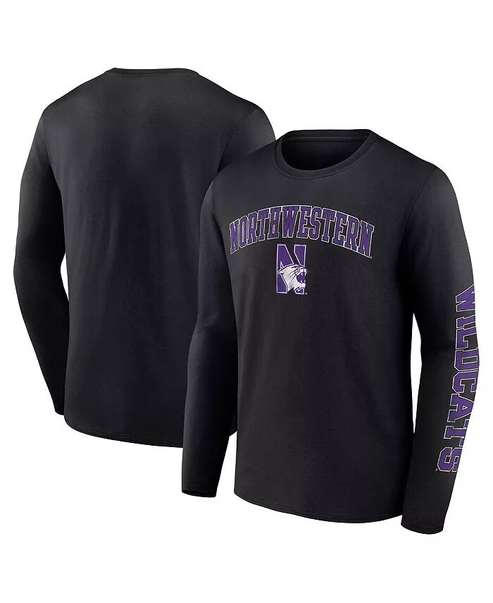 Мужская черная футболка Northwestern Wildcats с длинным рукавом и логотипом с эффектом потертости Fanatics
Мужская черная футболка Northwestern Wildcats с длинным рукавом и логотипом с эффектом потертости Fanatics