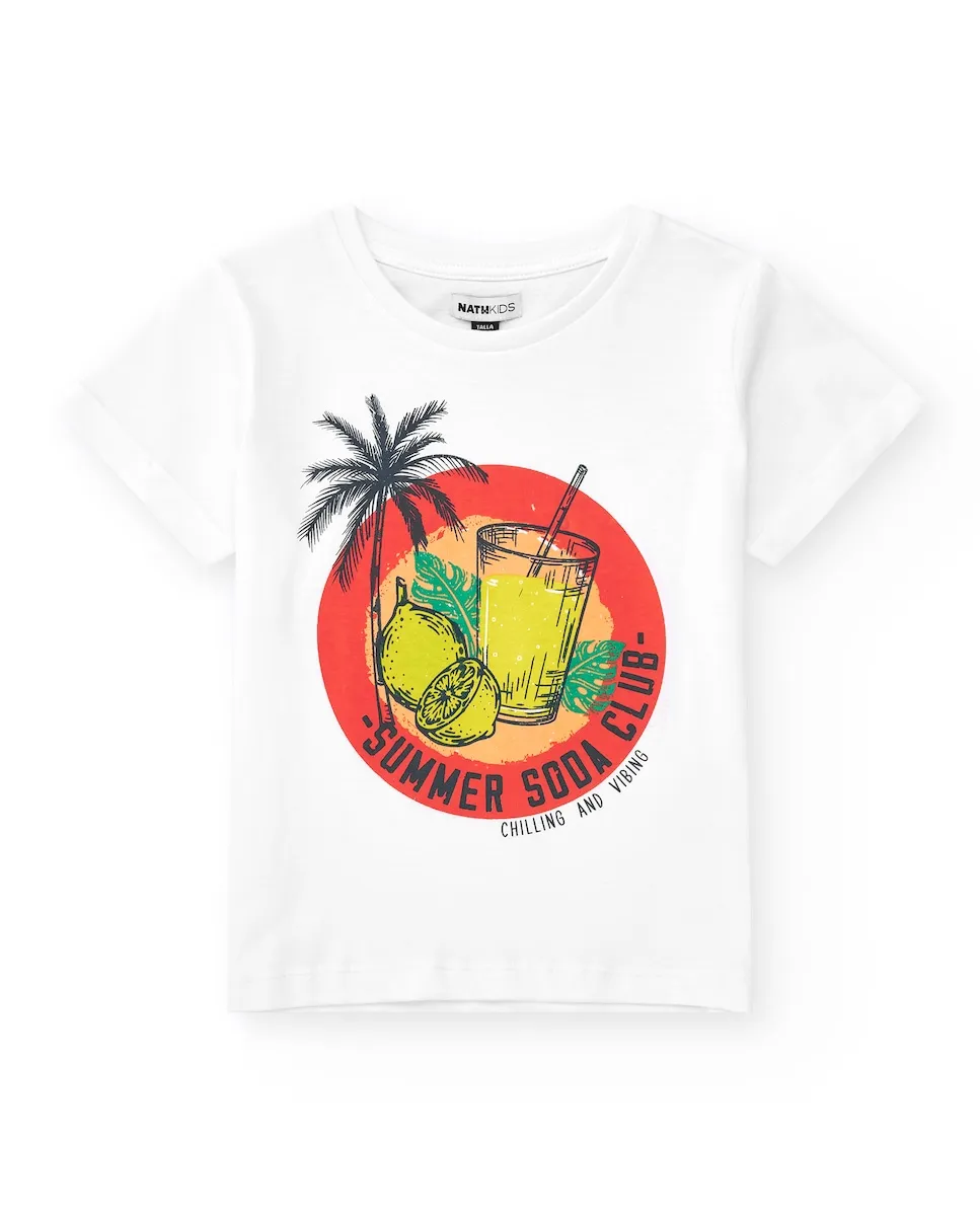 Футболка для мальчика белого цвета с рисунком спереди Tuc tuc, белый
Футболка для мальчика белого цвета с рисунком спереди Tuc tuc, белый