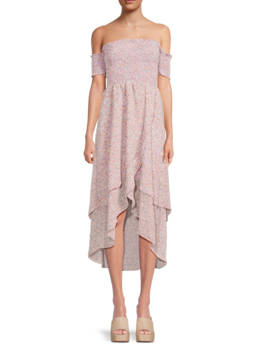 Платье миди с открытыми плечами и цветочным принтом Lea & Viola, цвет Lavender Floral
Платье миди с открытыми плечами и цветочным принтом Lea & Viola, цвет Lavender Floral