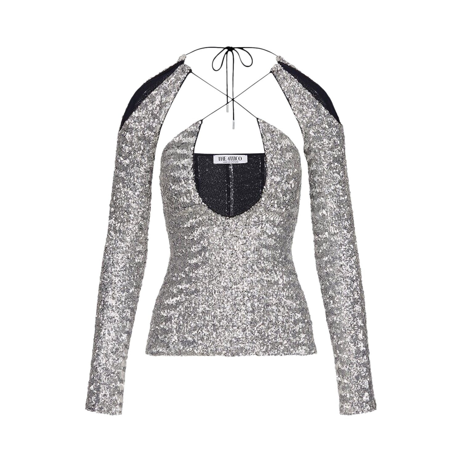 Топ Attico Zane, серебристый
Топ Attico Zane, серебристый