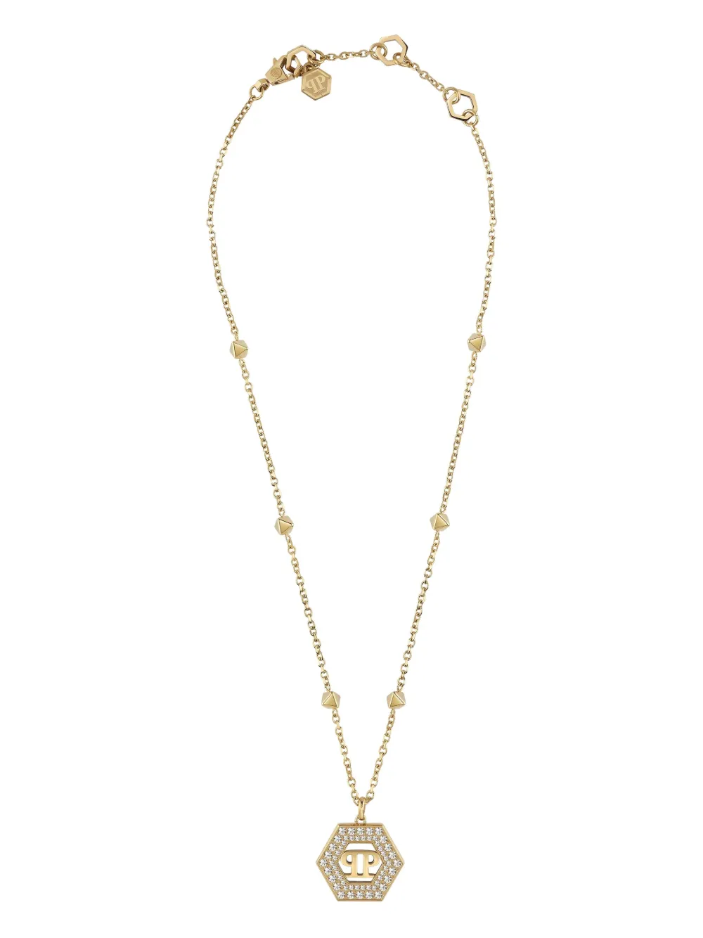 Колье Legacy с украшением из кристаллов Philipp Plein, золотистый 
Колье Legacy с украшением из кристаллов Philipp Plein, золотистый