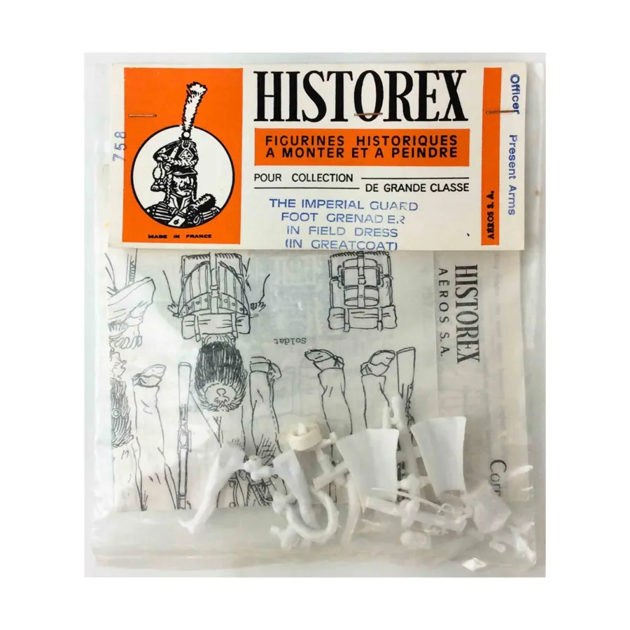 Пеший гренадер Имперской гвардии в полевой форме, Historical Miniatures (Historex)
Пеший гренадер Имперской гвардии в полевой форме, Historical Miniatures (Historex)