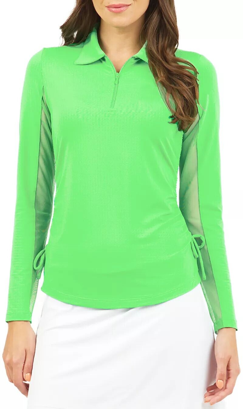 Ibkul Женская рубашка-поло для гольфа с регулируемым шнурком и молнией 1/4
Ibkul Женская рубашка-поло для гольфа с регулируемым шнурком и молнией 1/4