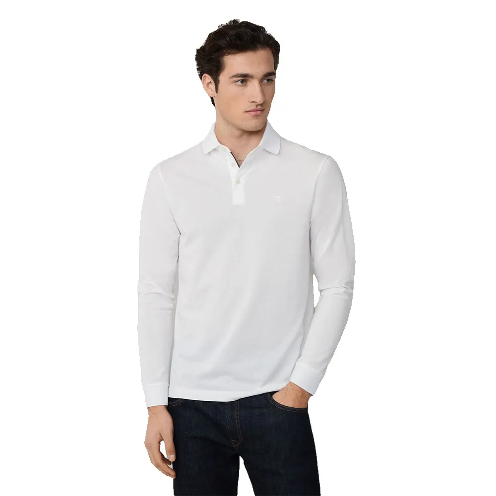 Поло с длинным рукавом Hackett Mercerised, белый
Поло с длинным рукавом Hackett Mercerised, белый