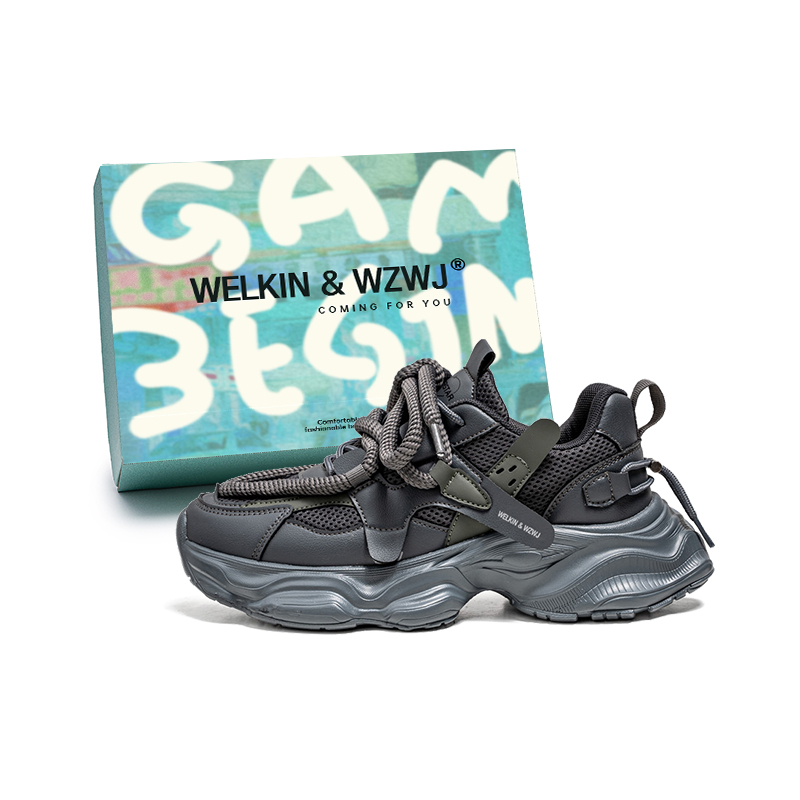 WELKIN&WZWJ Черные воины устойчивые к истиранию противоскользящие низкие массивные кроссовки для мужчин серые, цвет Gray
WELKIN&WZWJ Черные воины устойчивые к истиранию противоскользящие низкие массивные кроссовки для мужчин серые, цвет Gray