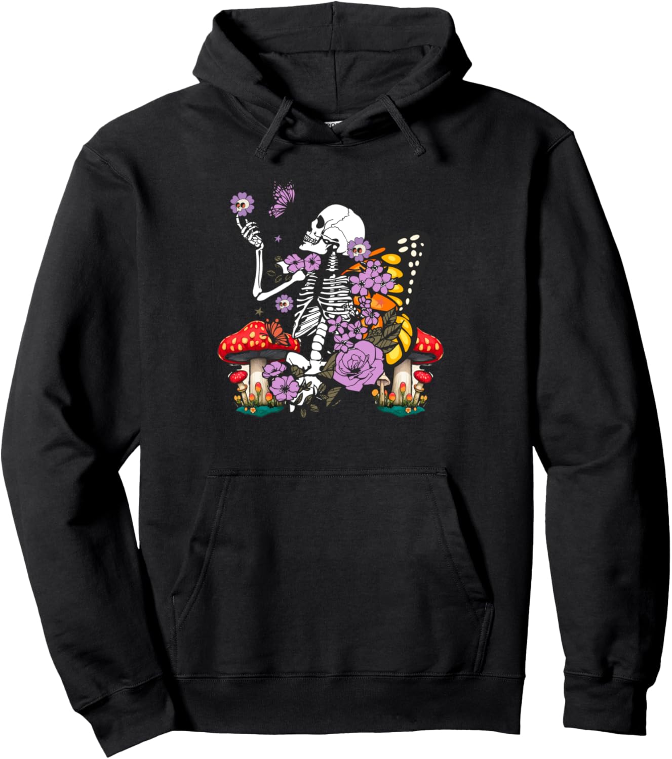 Худи с изображением скелета и мухи (Agaricus and Butterfly Nature Core Hoodie) Aesthetic Fairycore Gift Idea, черный
Худи с изображением скелета и мухи (Agaricus and Butterfly Nature Core Hoodie) Aesthetic Fairycore Gift Idea, черный