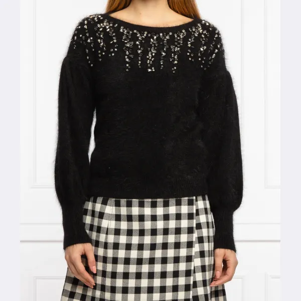 Шерстяной свитер обычного кроя Liu Jo, черный
Шерстяной свитер обычного кроя Liu Jo, черный